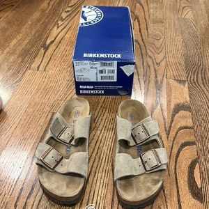 Birkenstock-Arizona BS-Taupe-size: 37